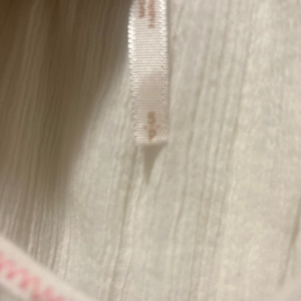 Free People White blouse with Pink Details - Picture 6 of 8